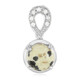 Dalmatian Jasper Silver Pendant