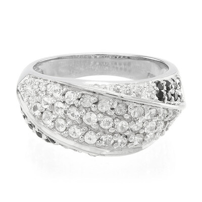 White Sapphire Silver Ring