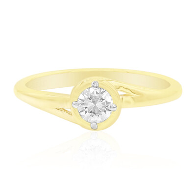 14K SI1 (G) Diamond Gold Ring (Annette)