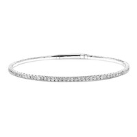 14K I1 (H) Diamond Gold Bangle (CIRARI)