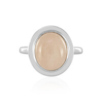 Morganite Silver Ring