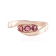 Nigerian Pink Tourmaline Silver Ring