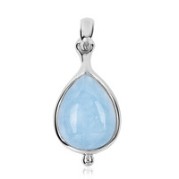 Aquamarine Silver Pendant