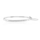 Zircon Silver Bangle