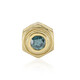 9K I2 Blue Diamond Gold Pendant