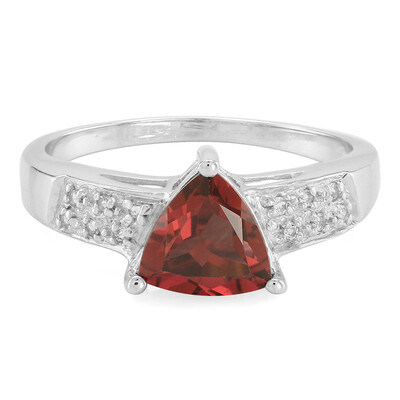 Mozambique Garnet Silver Ring