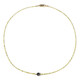 9K Black Diamond Gold Necklace (Adela Gold)