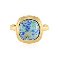 Azurite Silver Ring