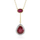 Madagascar Ruby Silver Necklace