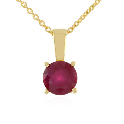 Madagascar Ruby Silver Necklace