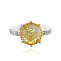 Citrine Silver Ring