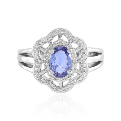 Tanzanite Silver Ring