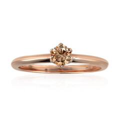 9K VS1 Argyle Rose De France Diamond Gold Ring