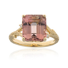 14K Congo Neon Tourmaline Gold Ring (Smithsonian)