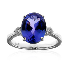 18K AAA Tanzanite Gold Ring (CIRARI)