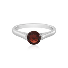 Indian Garnet Silver Ring