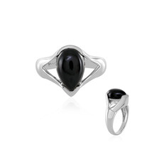 Black Onyx Silver Ring