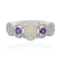 Welo Opal Silver Ring