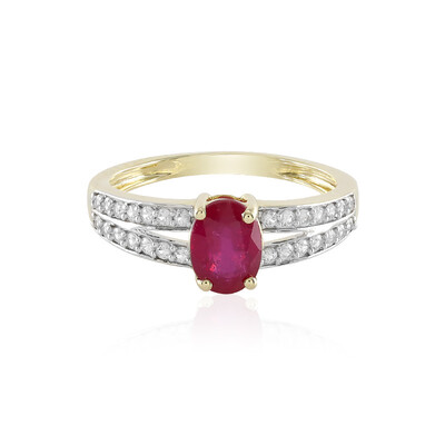 9K Madagascar Ruby Gold Ring