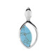 Turquoise Silver Pendant (dagen)