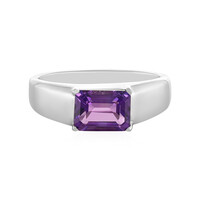 Uruguayan Amethyst Silver Ring