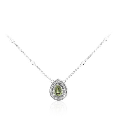 14K Madagascan Demantoid Gold Necklace (de Melo)