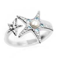 Freshwater pearl Silver Ring