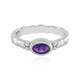 Zambian Amethyst Silver Ring