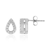 Zircon Silver Earrings