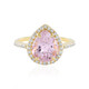 Kunzite Silver Ring