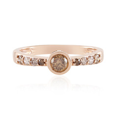 9K I2 Champagne Diamond Gold Ring (KM by Juwelo)