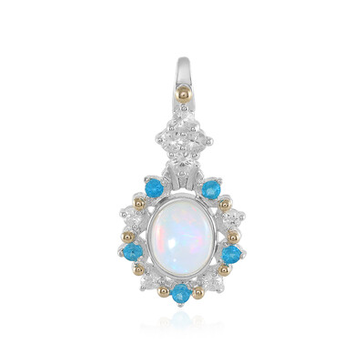 Welo Opal Silver Pendant (Granulieren)