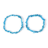 Neon Blue Apatite Bracelet