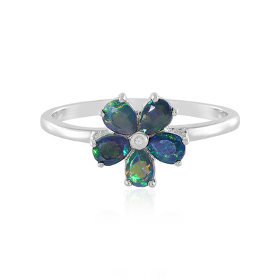 Mezezo Opal Silver Ring