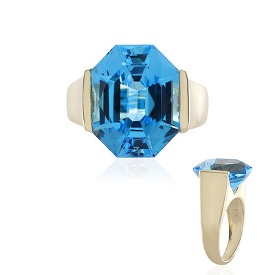 9K Marambaia Topaz Gold Ring (de Melo)