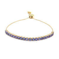 10K AAA Tanzanite Gold Bracelet