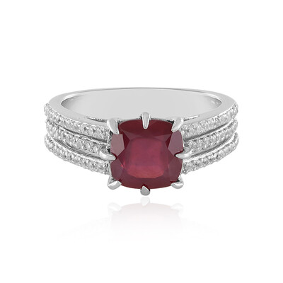 Madagascar Ruby Silver Ring