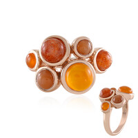 Red Carnelian Silver Ring (KM by Juwelo)