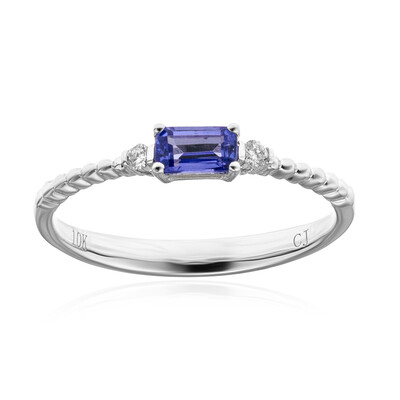 10K AAA Tanzanite Gold Ring