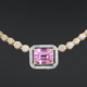 9K AAA Kunzite Gold Necklace (de Melo)