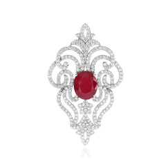 9K Madagascar Ruby Gold Pendant (SUHANA)