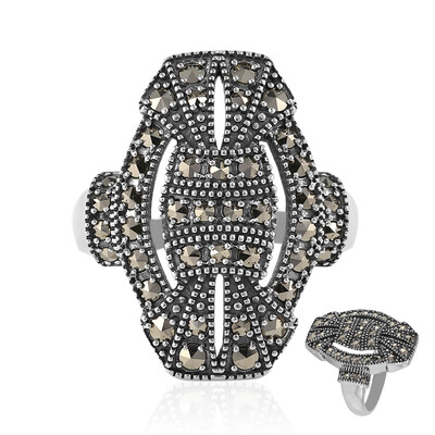 Marcasite Silver Ring (Annette classic)