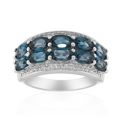 London Blue Topaz Silver Ring