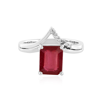 Bemainty Ruby Silver Ring