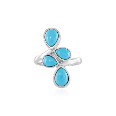 Sleeping Beauty Turquoise Silver Ring