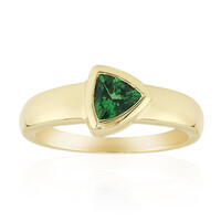 9K AAA Kenya Tsavorite Gold Ring