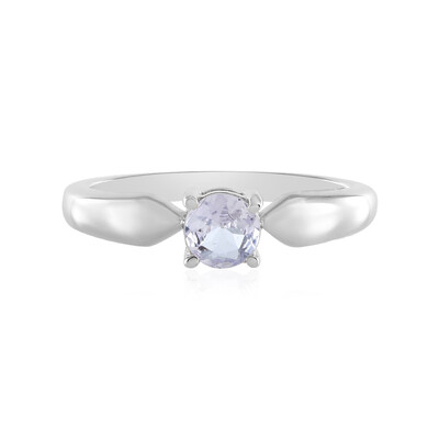 Unheated Tanzanite Silver Ring