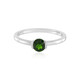 Russian Diopside Silver Ring