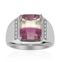 Bi Colour Fluorite Silver Ring (Pallanova)