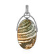 Zebra Jasper Silver Pendant (Bali Barong)